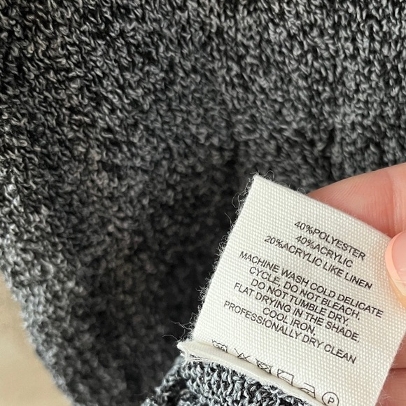 NWT Rumoured Lakeville Textured Stretch Knit Smoke Heather Grey Maxi Dress S - Picture 12 of 13